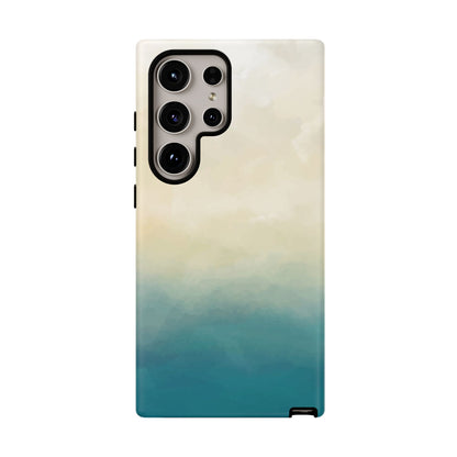 海と砂のグラデーションケース：iPhone、Galaxy、Google Pixelデバイス用ビーチ風スマホケース