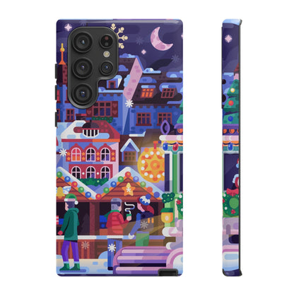 Christmas Fair in Old Town: Holiday-Themed case for iPhone, Samsung Galaxy and Google Pixel