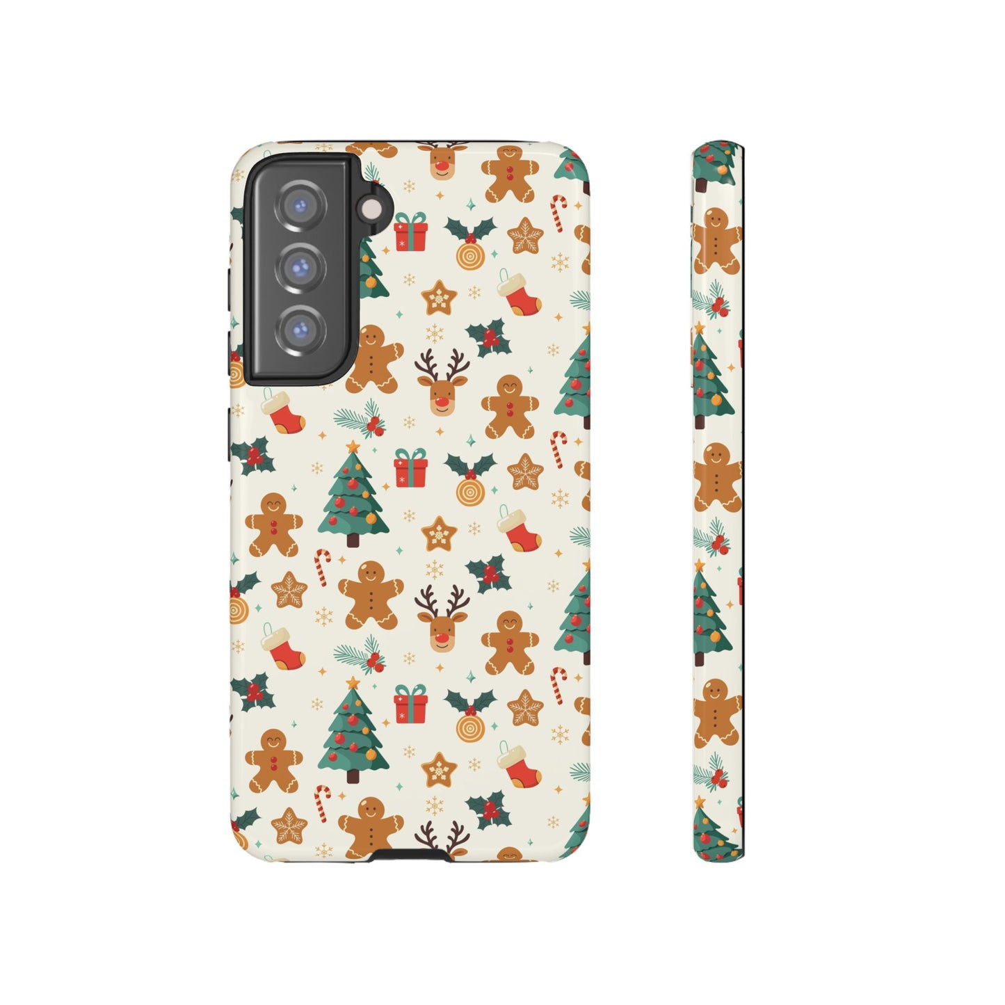 Gingerbread Holidays: Xmas-themed phone case for iPhone, Samsung and Google Pixel