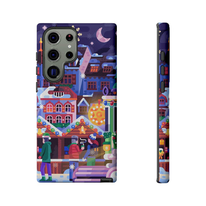 Christmas Fair in Old Town: Holiday-Themed case for iPhone, Samsung Galaxy and Google Pixel