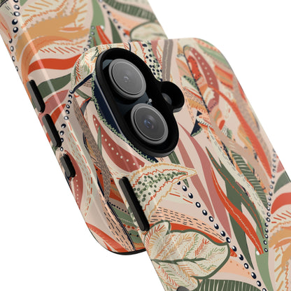 Terracotta Leaves Phone Case: Nature‑Inspired Art for iPhone, Samsung Galaxy and Google Pixel devices