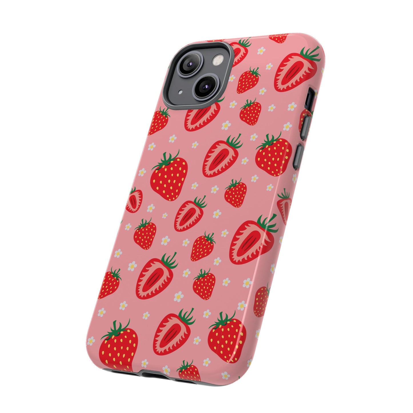 Berry Strawberry: Fruit-inspired phone case for iPhone, Samsung Galaxy and Google Pixel devices