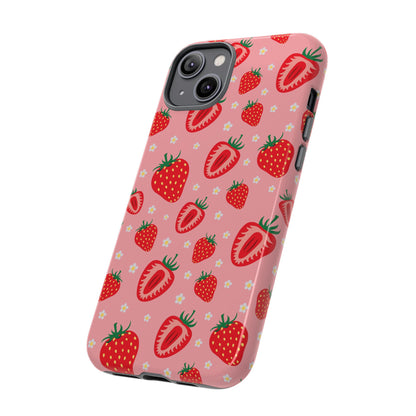 Berry Strawberry: Fruit-inspired phone case for iPhone, Samsung Galaxy and Google Pixel devices