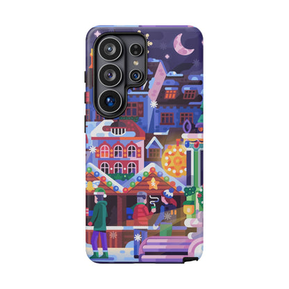 Christmas Fair in Old Town: Holiday-Themed case for iPhone, Samsung Galaxy and Google Pixel