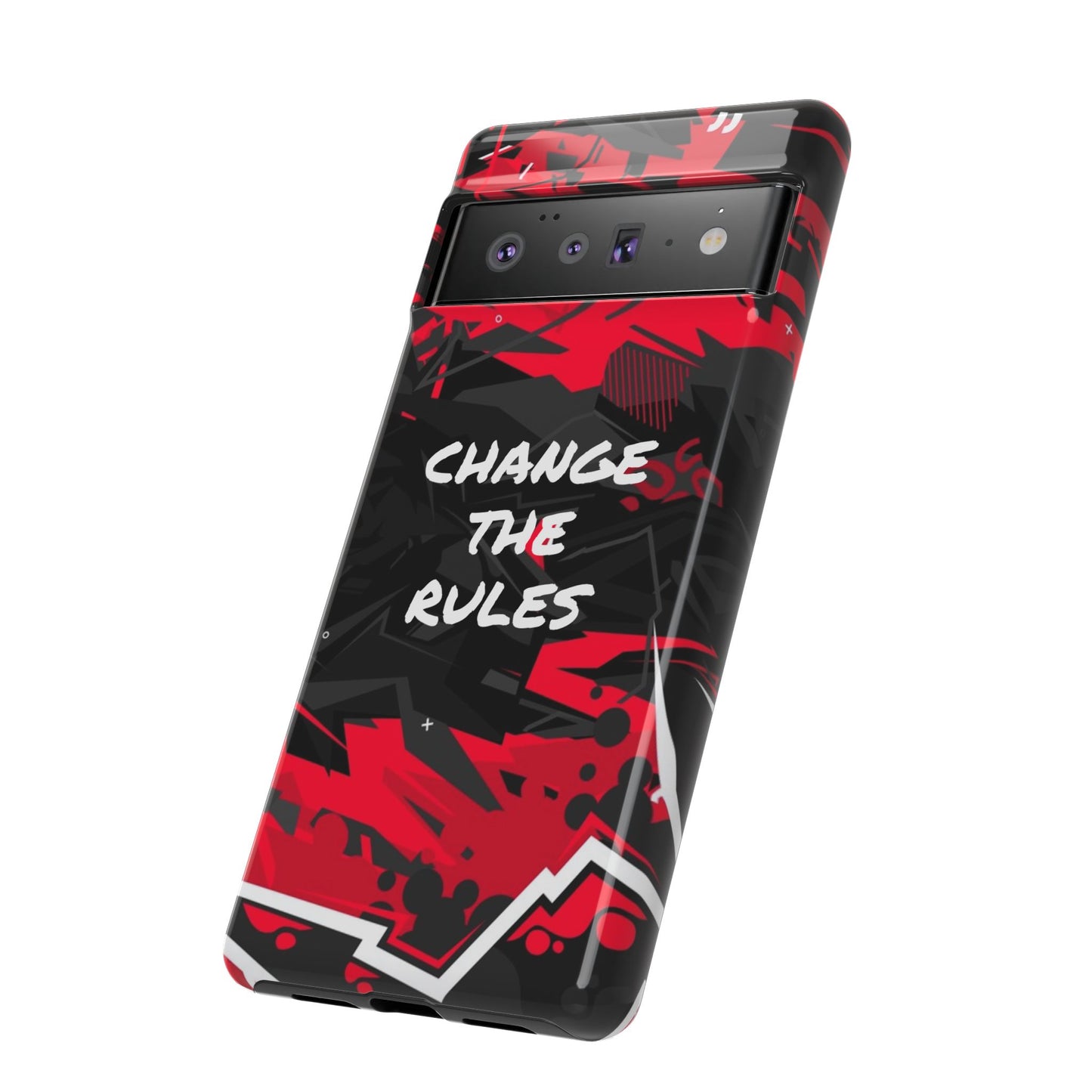 Verander de regels: stevige hoes voor iPhone-, Galaxy- en Pixel-apparaten