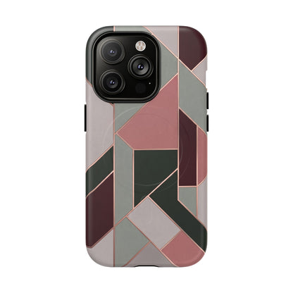 Geometric Luxe MagSafe Phone Case for iPhone