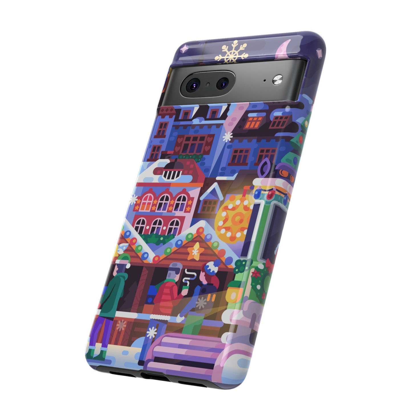 Christmas fair in Old Town: Holiday-Themed case for iPhone, Samsung Galaxy and Google Pixel