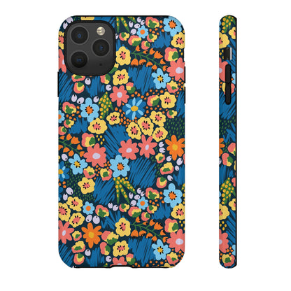 Bloom Burst: Color and Joy Themed Phone Case for iPhone, Samsung Galaxy and Google Pixel devices