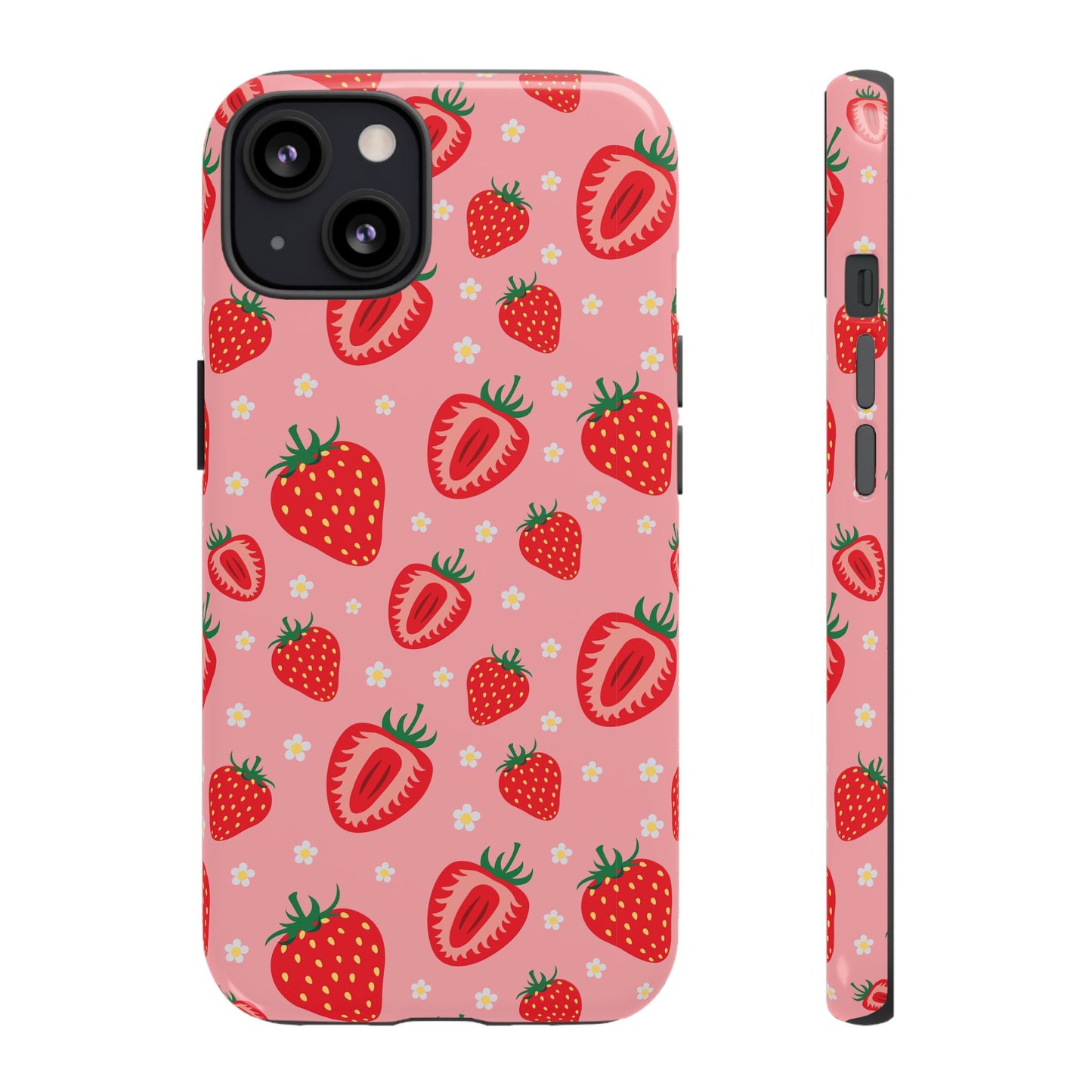 Berry Strawberry: Fruit-inspired phone case for iPhone, Samsung Galaxy and Google Pixel devices