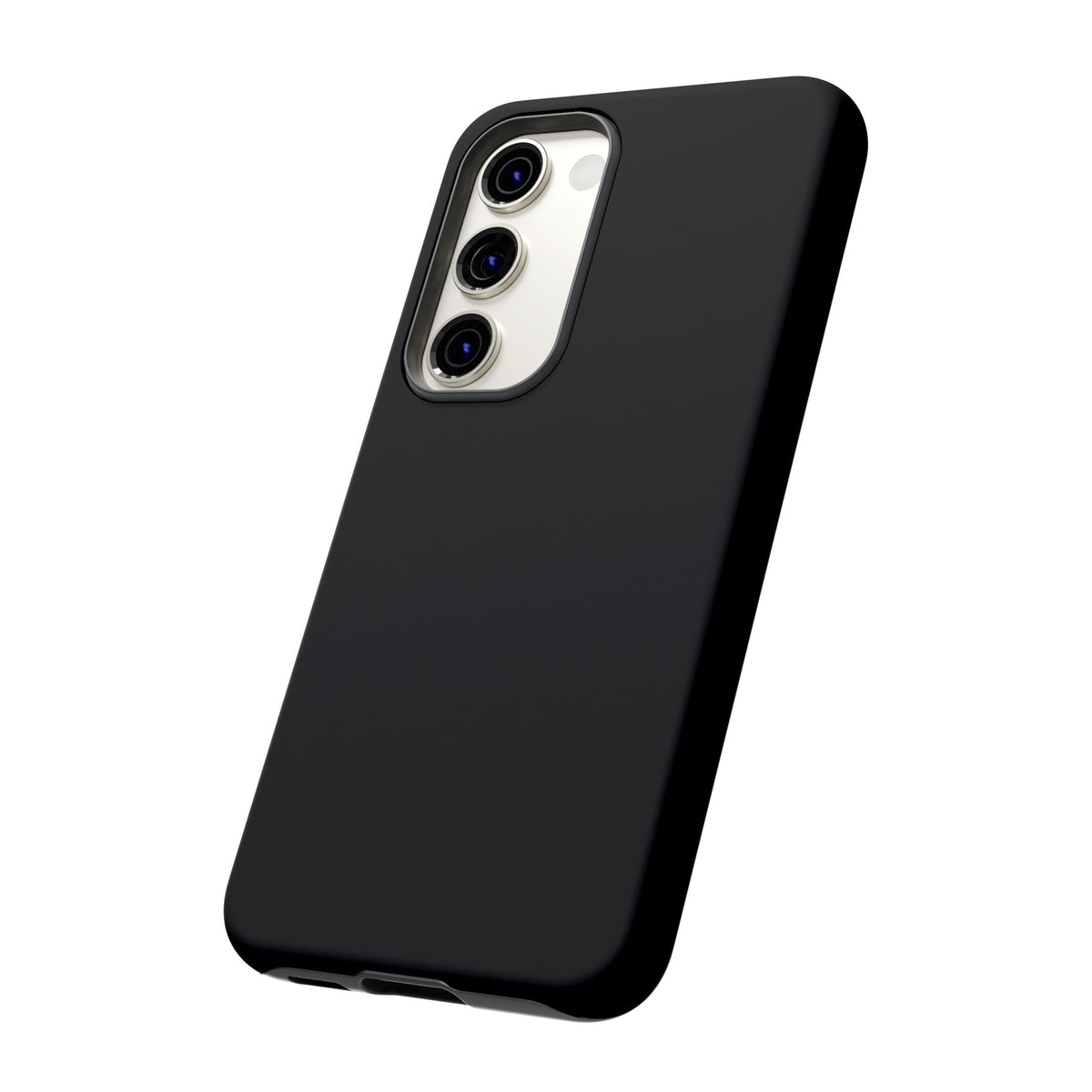 Space Black: Pure black phone case for iPhone, Samsung Galaxy and Google Pixel devices