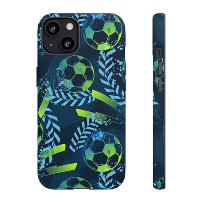 Football: Protective phone case for iPhone, Samsung Galaxy and Google Pixel phones