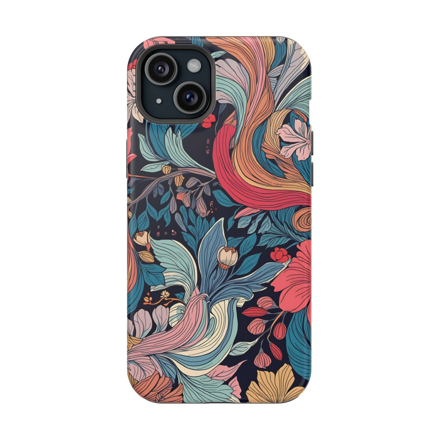 Floral Charm (MagSafe version): Fashion Phone Case for iPhone
