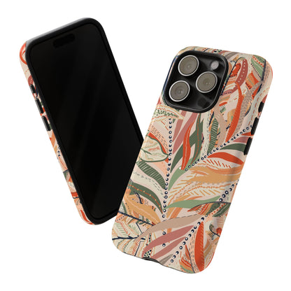 Terracotta Leaves Phone Case: Nature‑Inspired Art for iPhone, Samsung Galaxy and Google Pixel devices