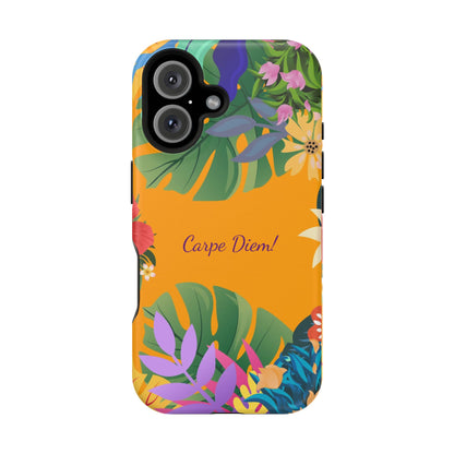Carpe Diem: Colorful MagSafe Phone Case for iPhone