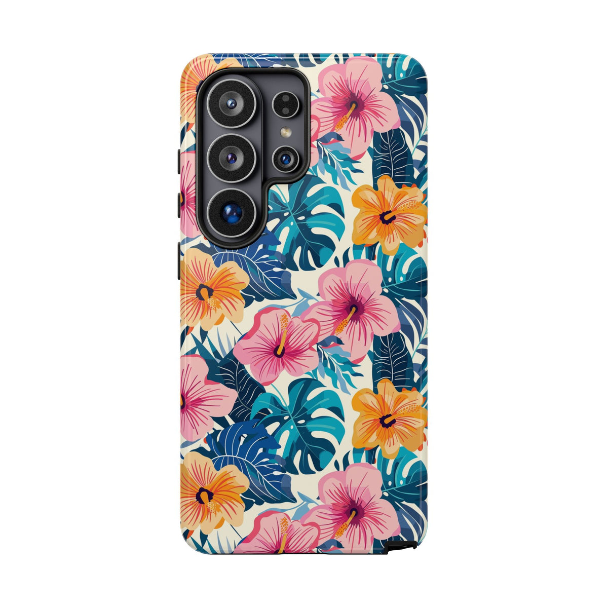 Hibiscus Bloom: Cute Floral Phone Case for iPhone, Samsung and Google Pixel