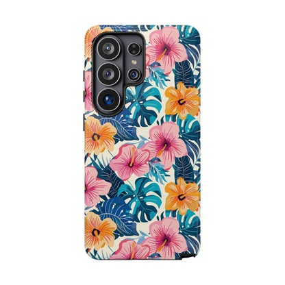 Hibiscus Bloom: Cute Floral Phone Case for iPhone, Samsung and Google Pixel