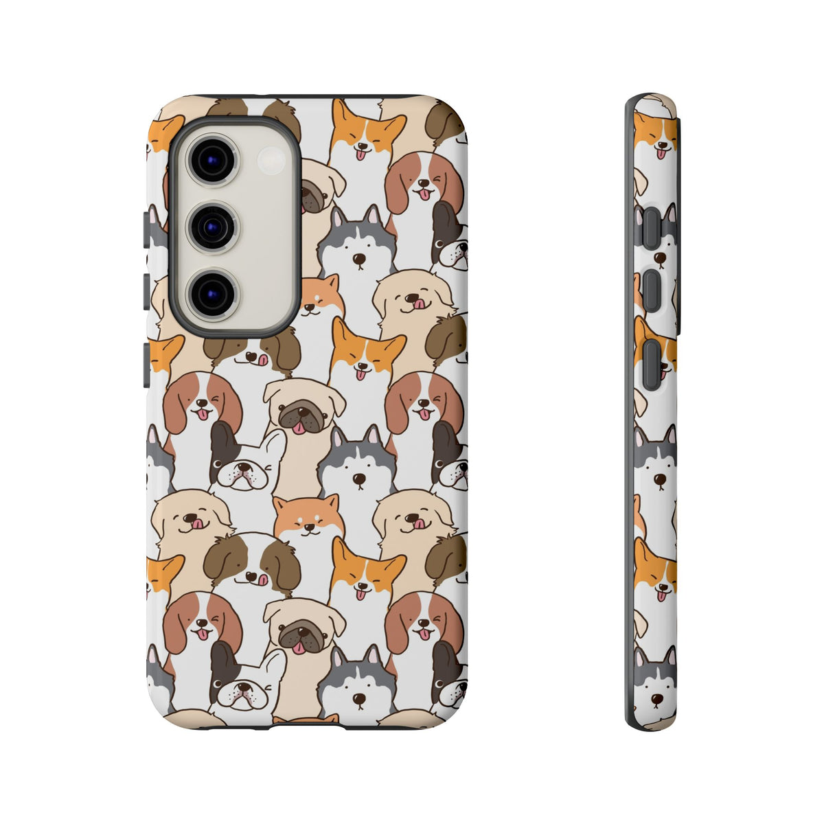 Cute Dogs Charm Phone Case for iPhone, Samsung Galaxy and Google Pixel devices