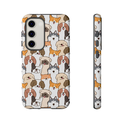 Cute Dogs Charm Phone Case for iPhone, Samsung Galaxy and Google Pixel devices