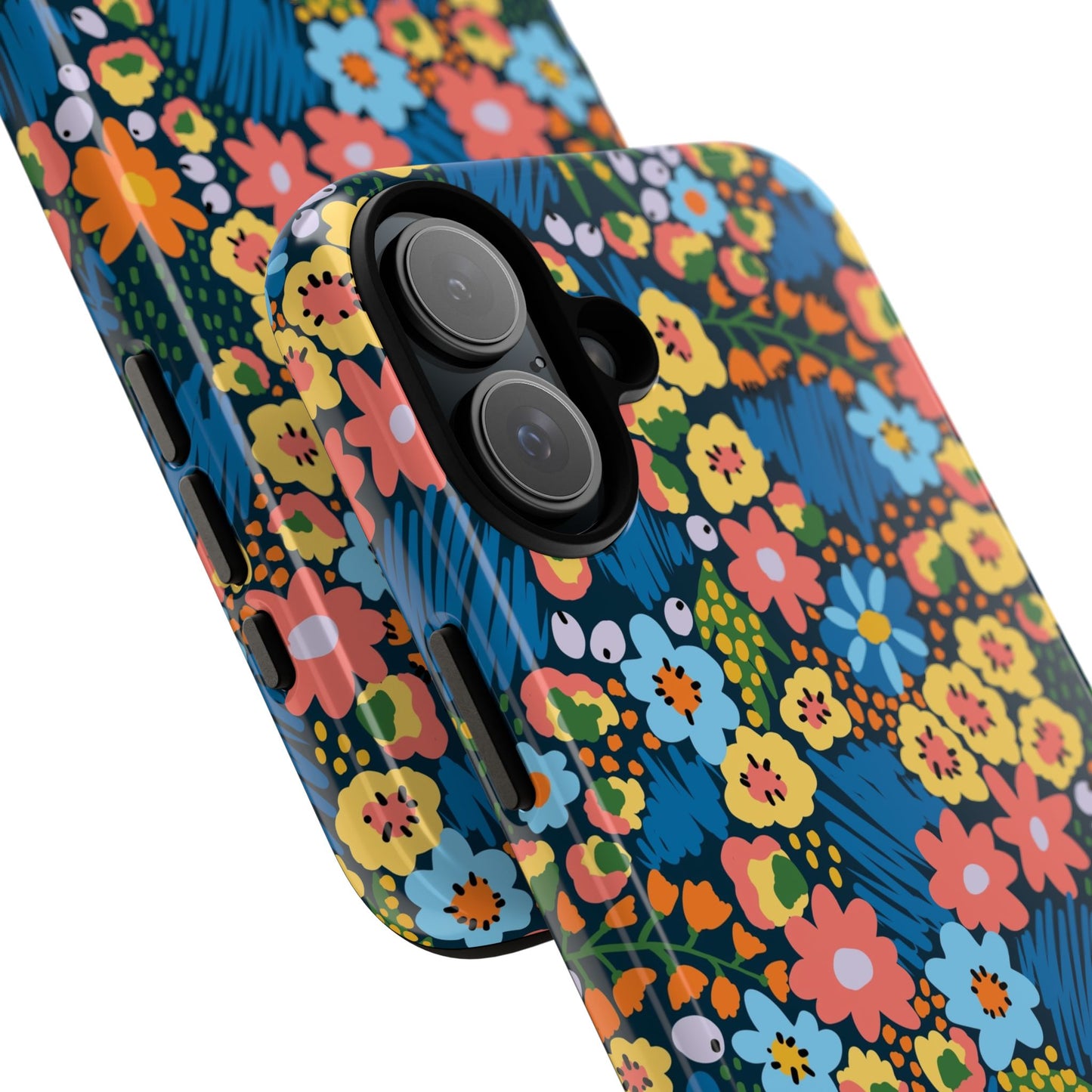 Bloom Burst: Color and Joy Themed Phone Case for iPhone, Samsung Galaxy and Google Pixel devices