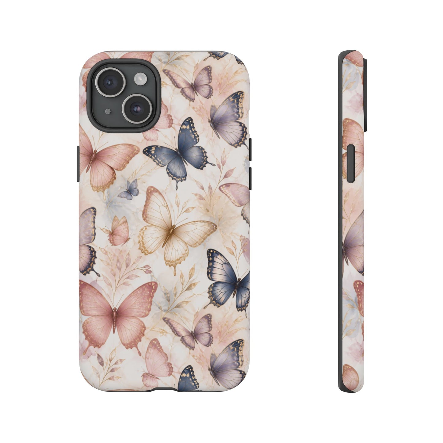 Butterfly Pastels Phone Case: Tough Case for iPhone and Samsung Galaxy devices