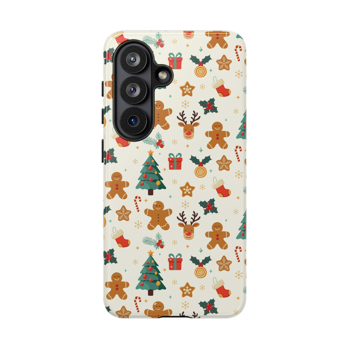 Gingerbread Holidays: Xmas-themed phone case for iPhone, Samsung and Google Pixel
