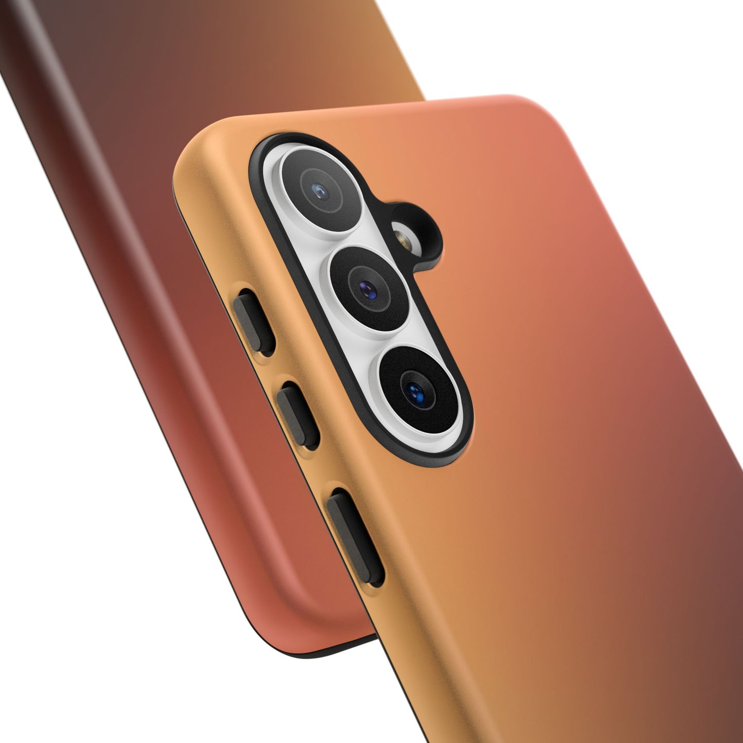 Midnight Peach: Luxury Phone Case for Samsung Galaxy Phones