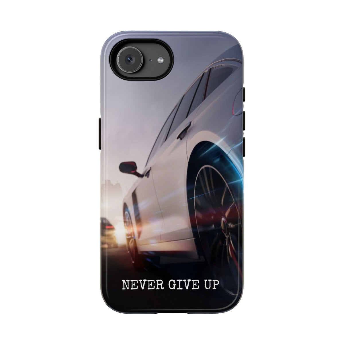 Never Give Up:  Motivational Phone Case for iPhone, Samsung Galaxy and Google Pixel devices