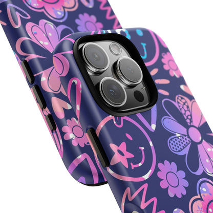 Live Inspired: Purple Tough Case for iPhone, Samsung Galaxy and Google Pixel devices