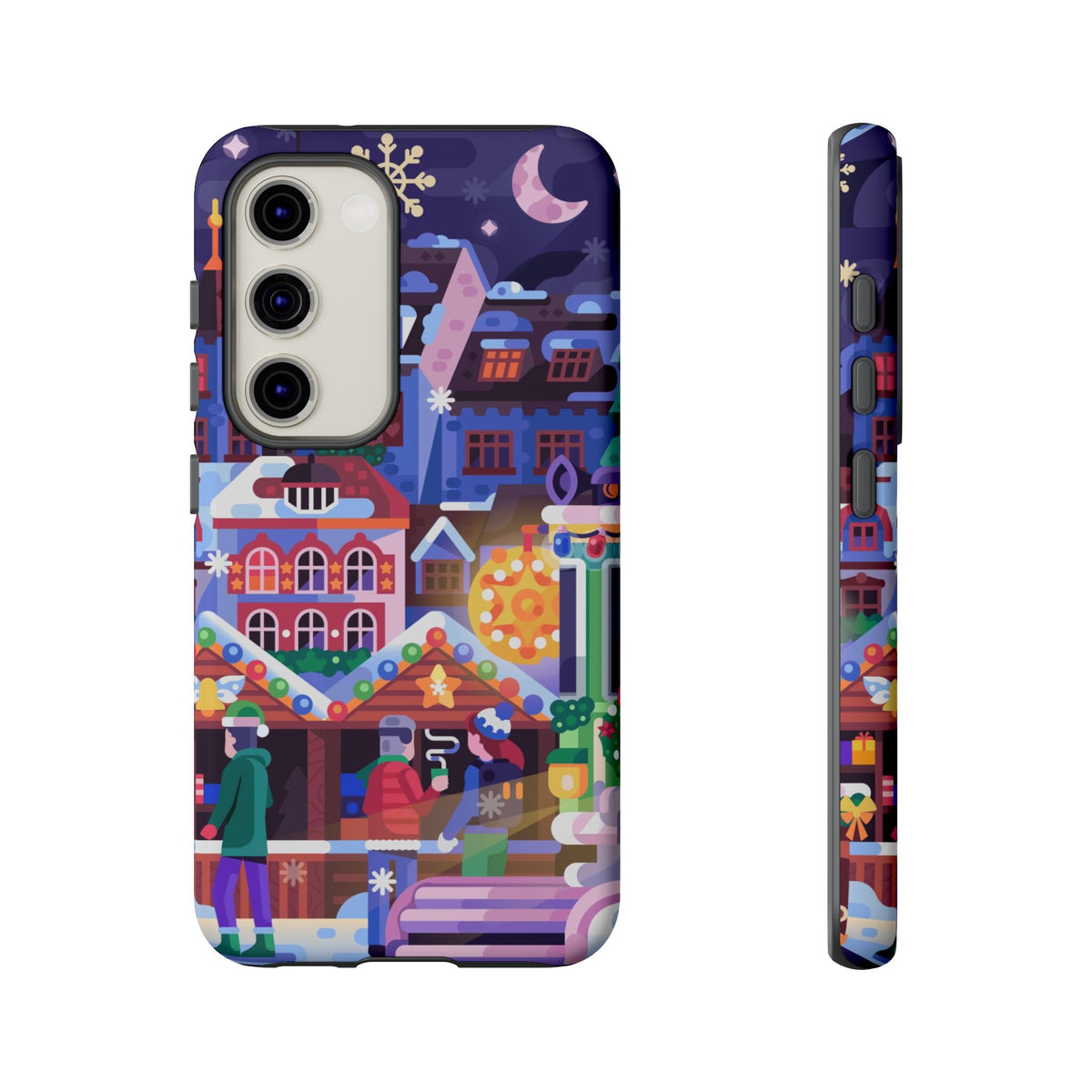 Christmas Fair in Old Town: Holiday-Themed case for iPhone, Samsung Galaxy and Google Pixel