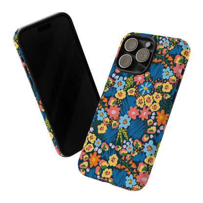 Bloom Burst: Color and Joy Themed Phone Case for iPhone, Samsung Galaxy and Google Pixel devices