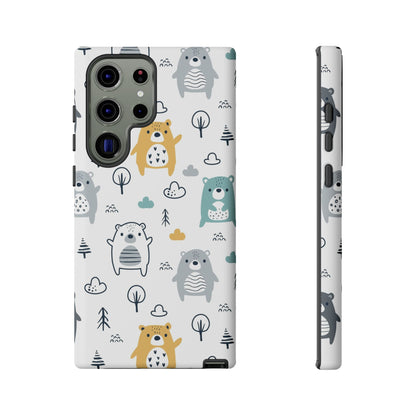 Bear Friends: Cute Phone Case for iPhone, Samsung Galaxy and Google Pixel devices