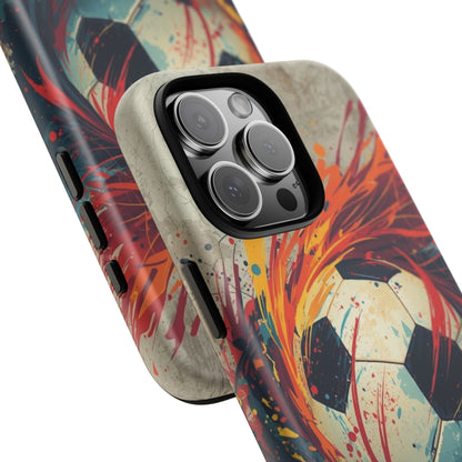 Football Swirl: Phone Case for iPhone, Samsung Galaxy and Google Pixel devices