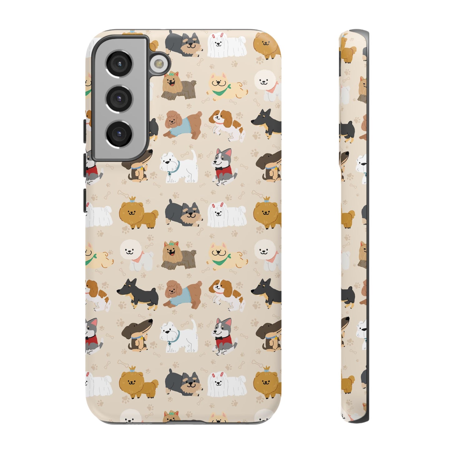 Cute Dogs: Tough Case for iPhone, Samsung Galaxy and Google Pixel devices