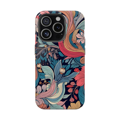 Floral Charm (MagSafe version): Fashion Phone Case for iPhone