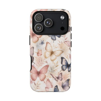 Butterfly Pastels Phone Case: Tough Case for iPhone and Samsung Galaxy devices