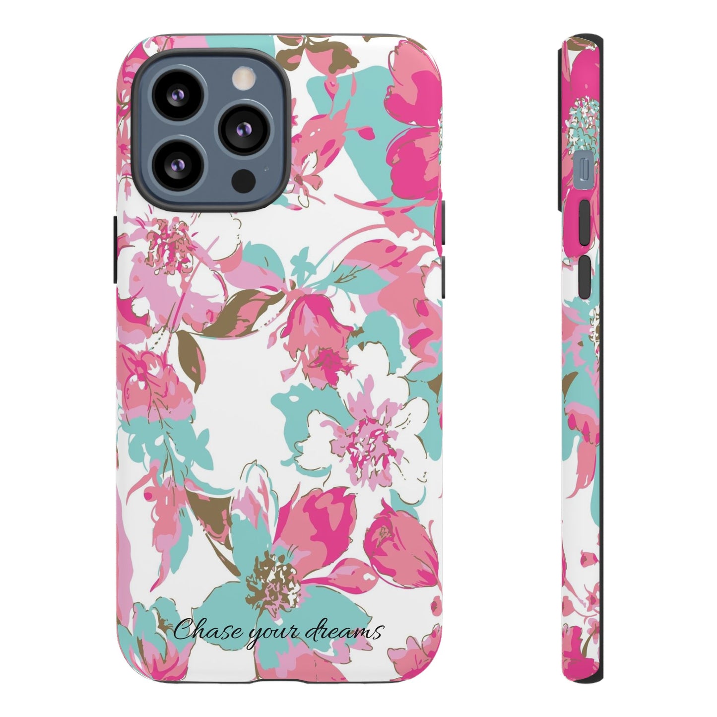 Chase your dreams: Artistic and elegant phone case for Apple iPhone, Samsung Galaxy and Pixel devices