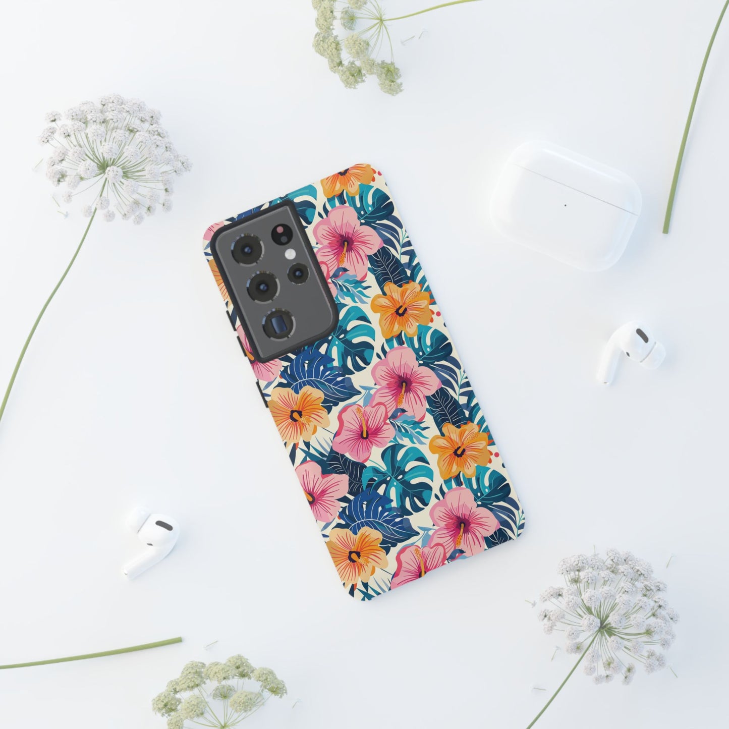 Hibiscus: Cute Floral Phone Case for iPhone, Samsung and Google Pixel