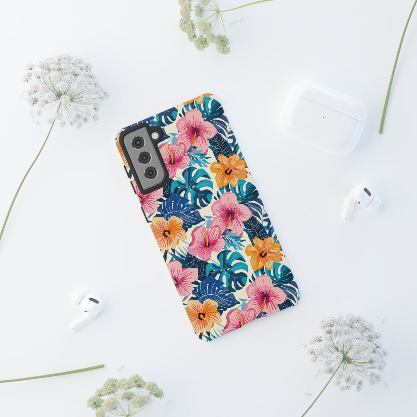 Hibiscus: Cute Floral Phone Case for iPhone, Samsung and Google Pixel