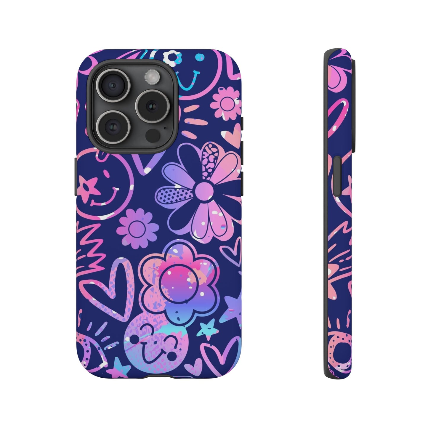 Live Inspired: Purple Tough Case for iPhone, Samsung Galaxy and Google Pixel devices