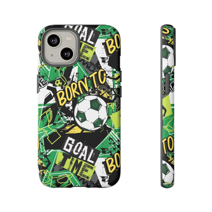 Born to Goal: Football-inspired phone case for iPhone and Samsung Galaxy