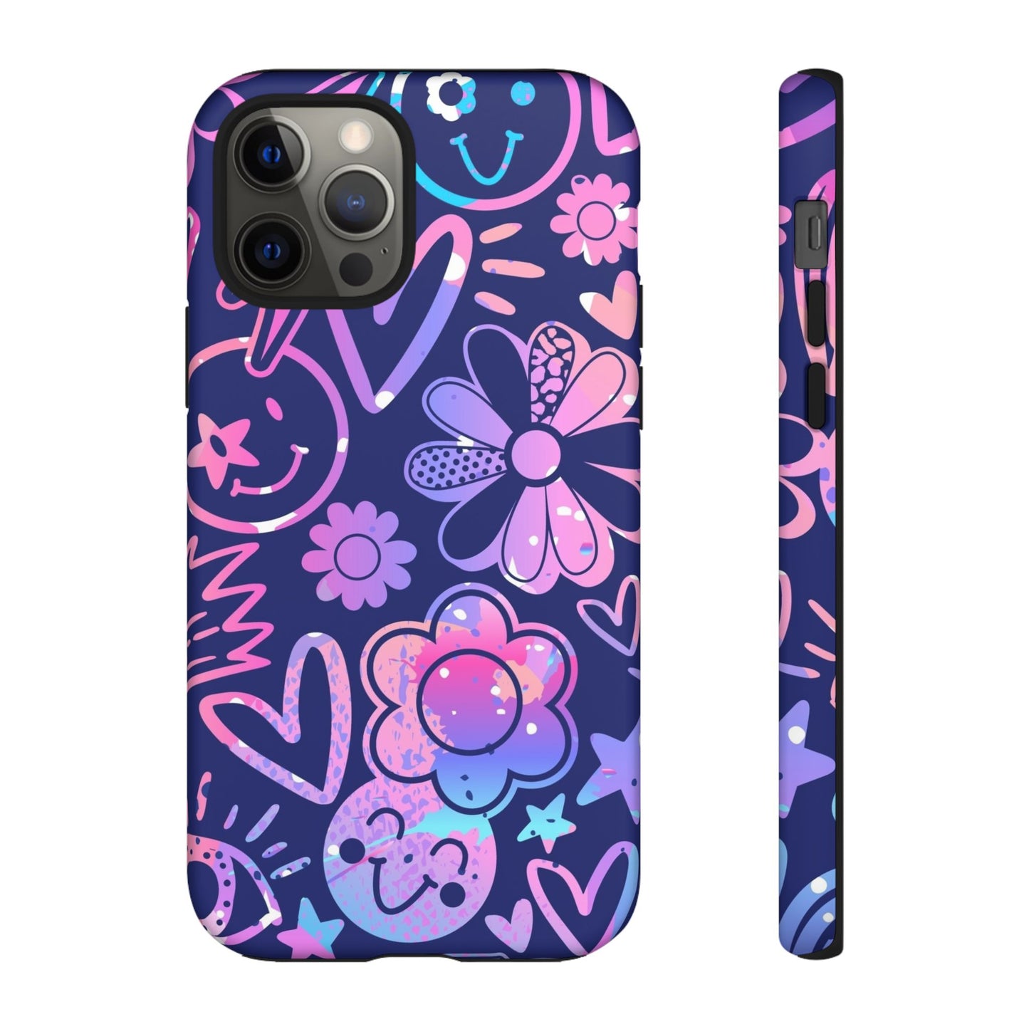 Live Inspired: Purple Tough Case for iPhone, Samsung Galaxy and Google Pixel devices
