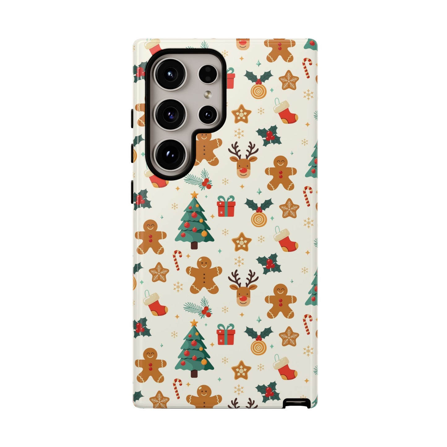 Gingerbread Holidays: Xmas-themed phone case for iPhone, Samsung and Google Pixel