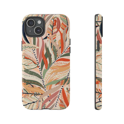Terracotta Leaves Phone Case: Nature‑Inspired Art for iPhone, Samsung Galaxy and Google Pixel devices