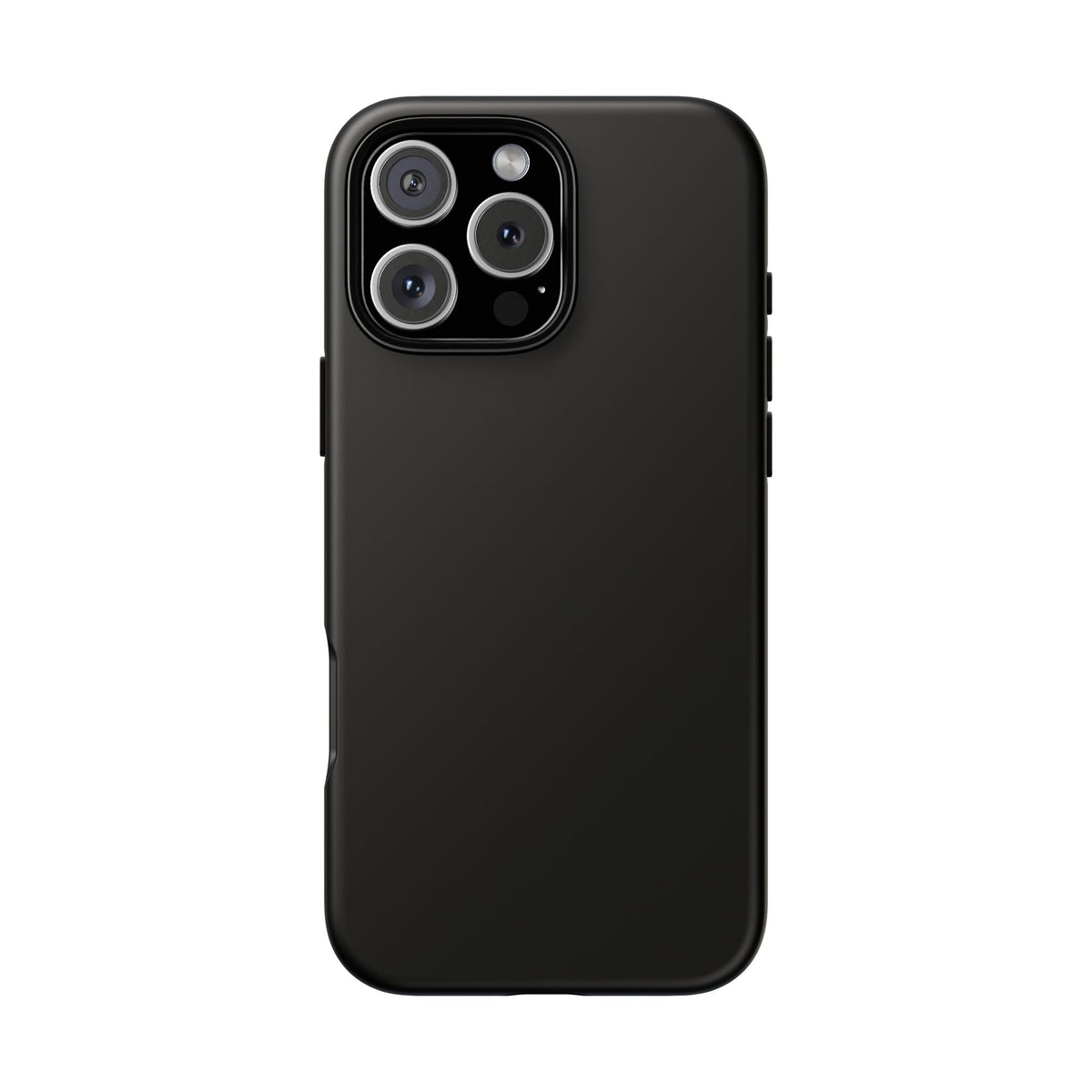 Space Black: Pure black phone case for iPhone, Samsung Galaxy and Google Pixel devices