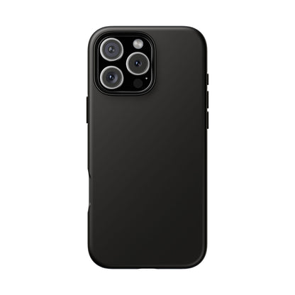 Space Black: Pure black phone case for iPhone, Samsung Galaxy and Google Pixel devices