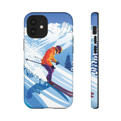 Glacier Rush: Ice Ski inspired phone case for iPhone, Samsung Galaxy and Google  Pixel devices