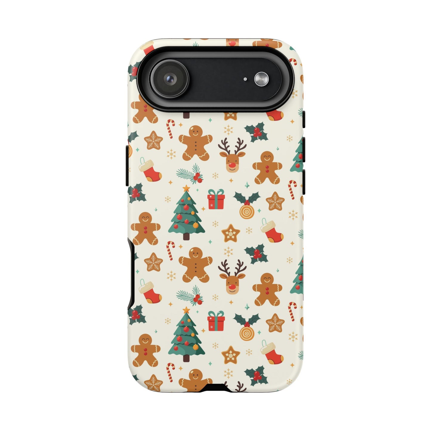 Gingerbread Holidays: Xmas-themed phone case for iPhone, Samsung and Google Pixel