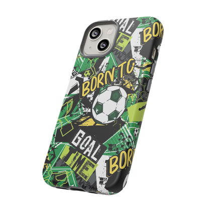 Born to Goal: Football-inspired phone case for iPhone and Samsung Galaxy