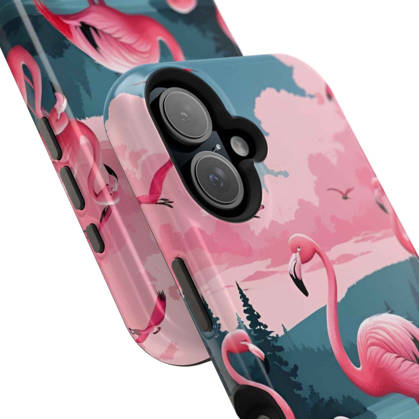 Velvet Skies Flamingo Case MagSafe phone case for Apple iPhone