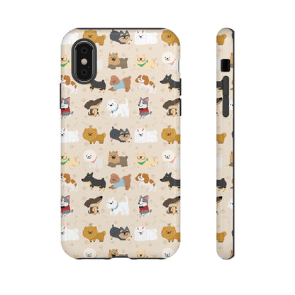 Cute Dogs: Tough Case for iPhone, Samsung Galaxy and Google Pixel devices